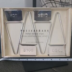 Pottery Barn Metal Binder Clips